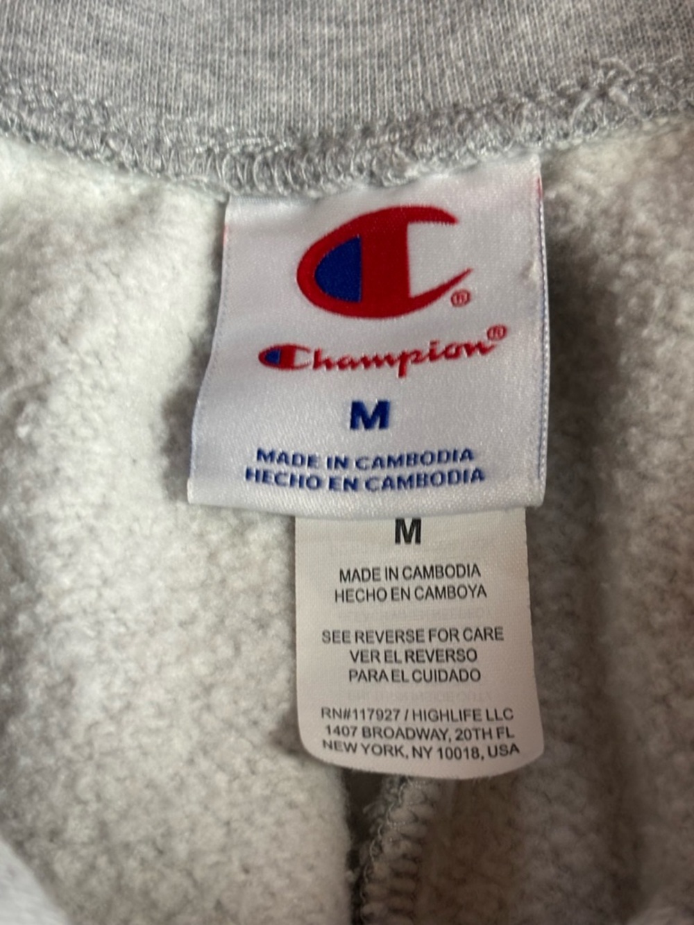 Champion Women’s Fleece Wide Legged Sweatpants Oxford Grey Heather, size M - Picture 5 of 8